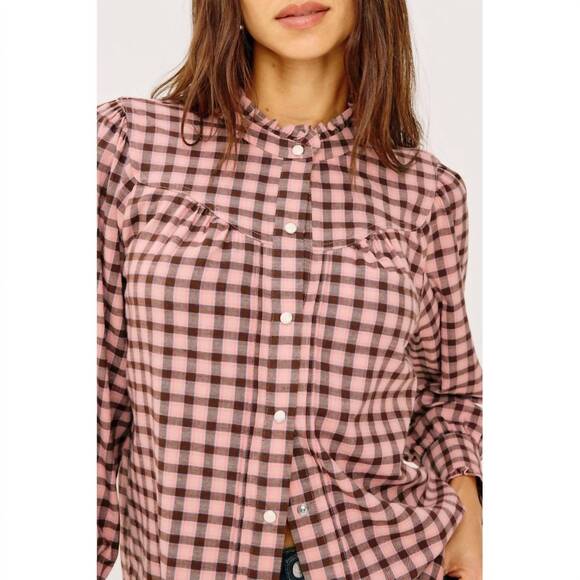 NEW RAILS alanna top in garnet rose - Picture 3 of 5